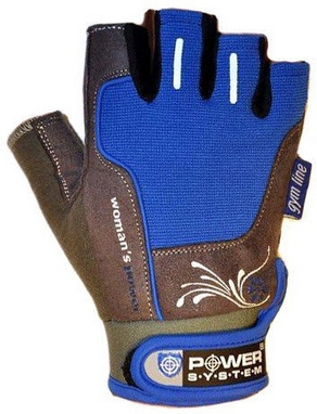 Перчатки спортивные Power System Woman's Power PS-2570 Blue