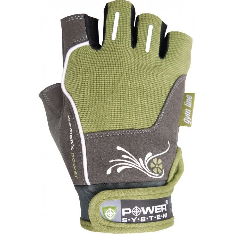 

Перчатки спортивные Power System Woman's Power PS-2570 Green, Зеленый