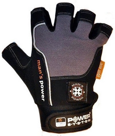 Перчатки спортивные Power System Man's Power PS-2580 Black-Grey