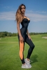 Комбинезон женский Designed For Fitness Sexy Black with Orange - Фото №2