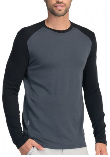 

Футболка с длинным рукавом Icebreaker BF 260 Tech LS Crewe Men monsoon/black