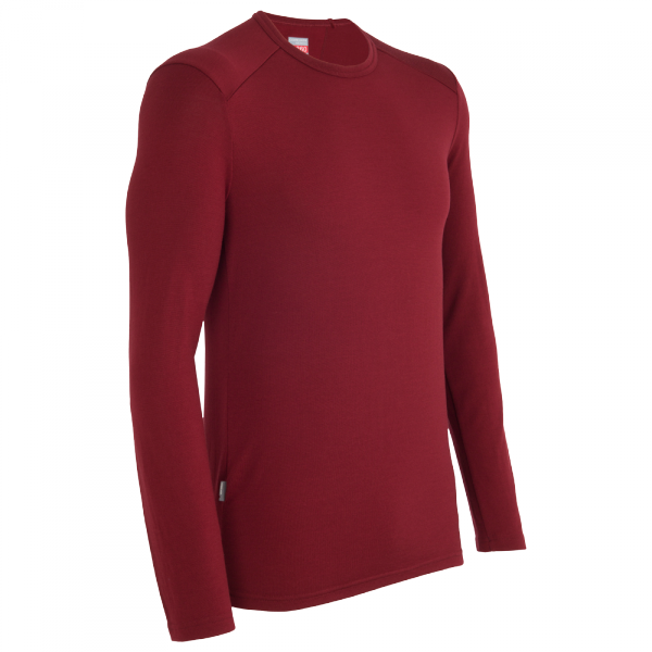 

Футболка с длинным рукавом Icebreaker BF 260 Tech LS Crewe Men cabernet, Бордовый