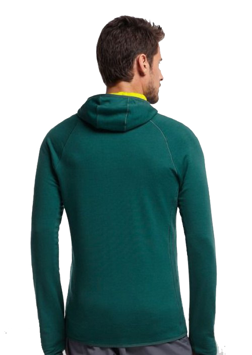 

Термокуртка мужская Icebreaker Atom LS Zip MEN pine/chartreuse/white, Зеленый