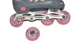 Коньки роликовые раздвижные Kepai F1-K02, размер - 38-41 - уцененные* - Фото №2