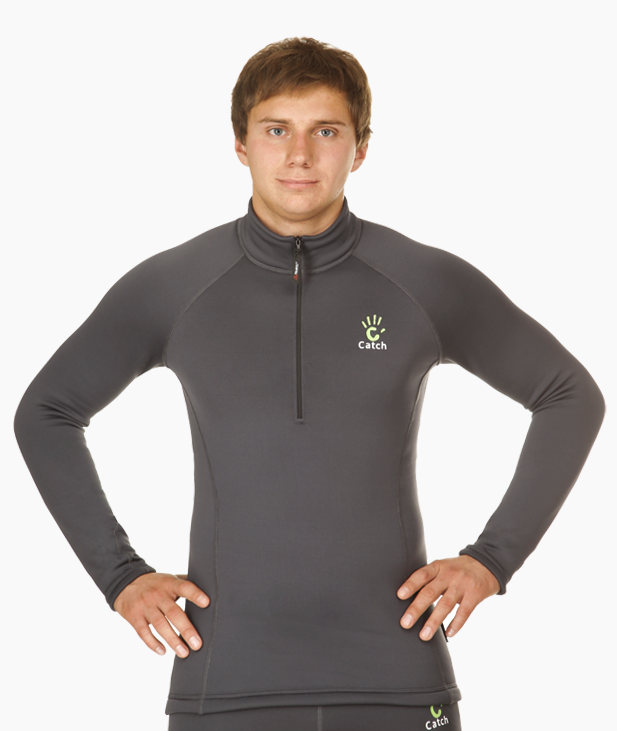 

Термокофта мужская Catch Freedom Man Zip Gun Metall, Серый
