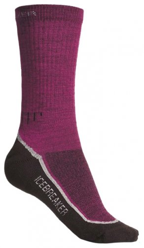 

Термоноски Icebreaker Hike Lite Crew Wmn фиолетовые, Фиолетовый