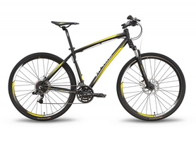 Велосипед гибридный Pride Cross 3.0 2016 - 28", рама - 19", черно-жёлтый матовый (SKD-74-38)