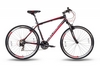 Велосипед гибридный Pride Cross 1.0 2016 - 28", рама - 17", черно-красный матовый (SKD-33-80)