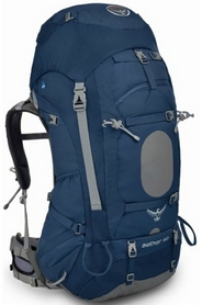 Рюкзак туристический Osprey Aether 60 л Midnight Blue MD