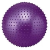 М'яч для фітнесу (фітбол) масажний 55см Body Skulpture фіолетовий