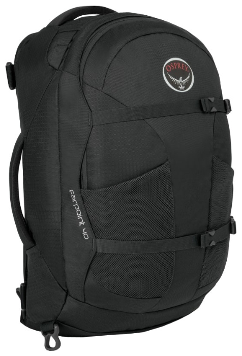 

Рюкзак туристический Osprey Farpoint 40 л Volcanic Grey M/L, Черный