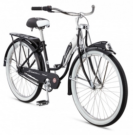 Велосипед городской женский Schwinn Classic Deluxe 7 2015 - 26", рама - 26", бело-черный (SKD-39-77) - Фото №2