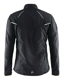 Куртка мужская Craft Devotion Jacket M черный с зеленым - Фото №2