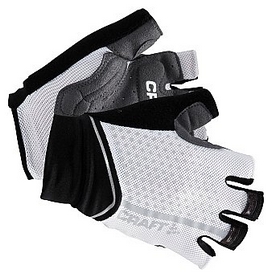Велоперчатки женские Craft Glow Glove Black/White