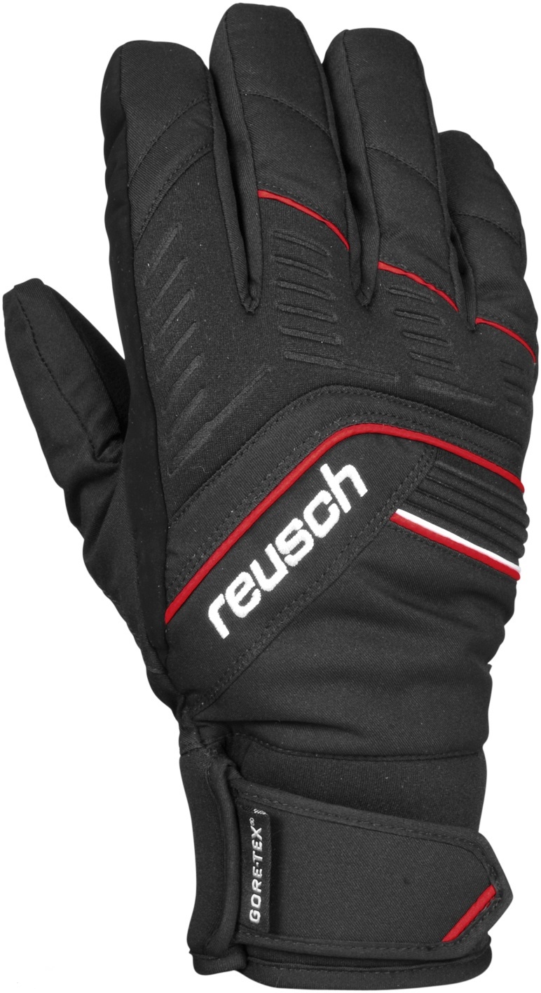 

Перчатки горнолыжные Reusch Linus GTX black/fire red, Красный;черный