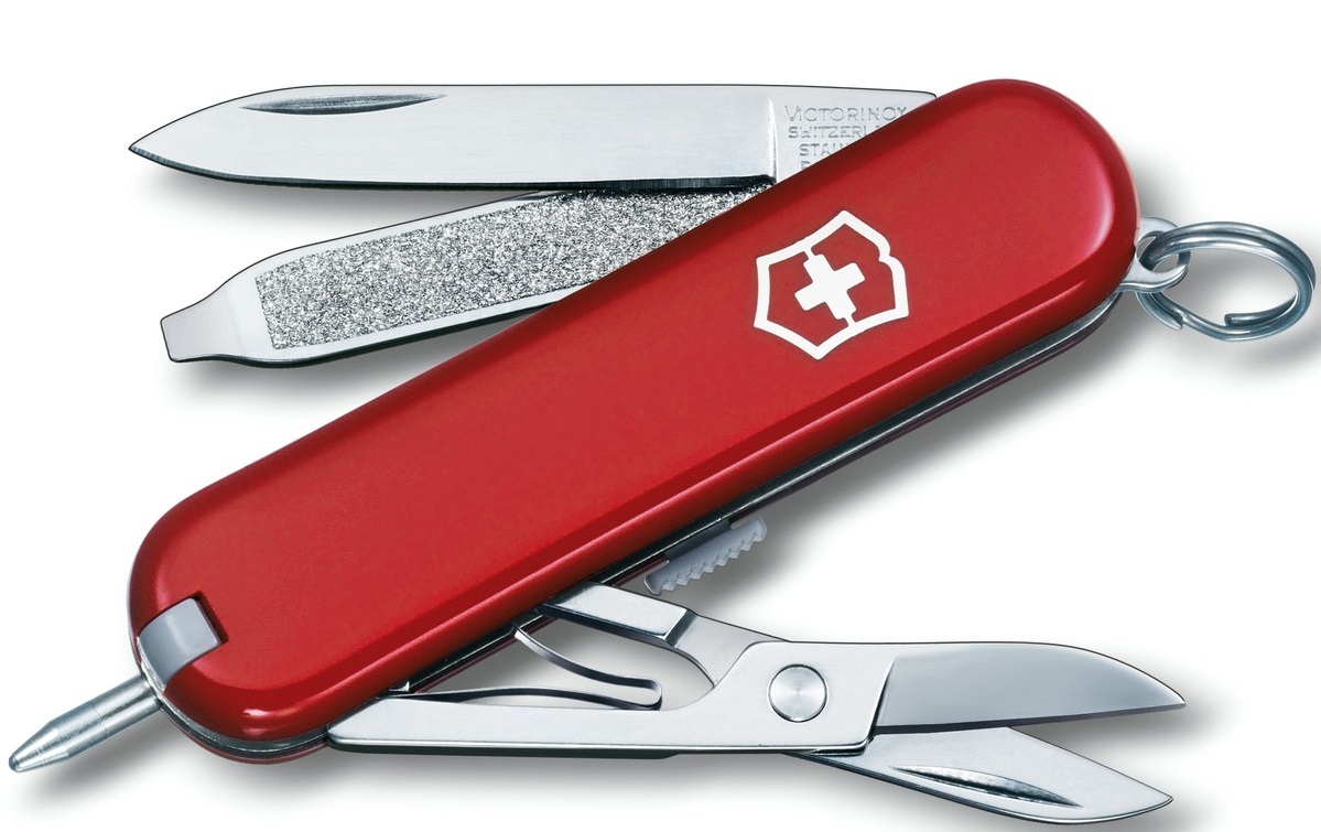 

Нож швейцарский Victorinox Signature красный