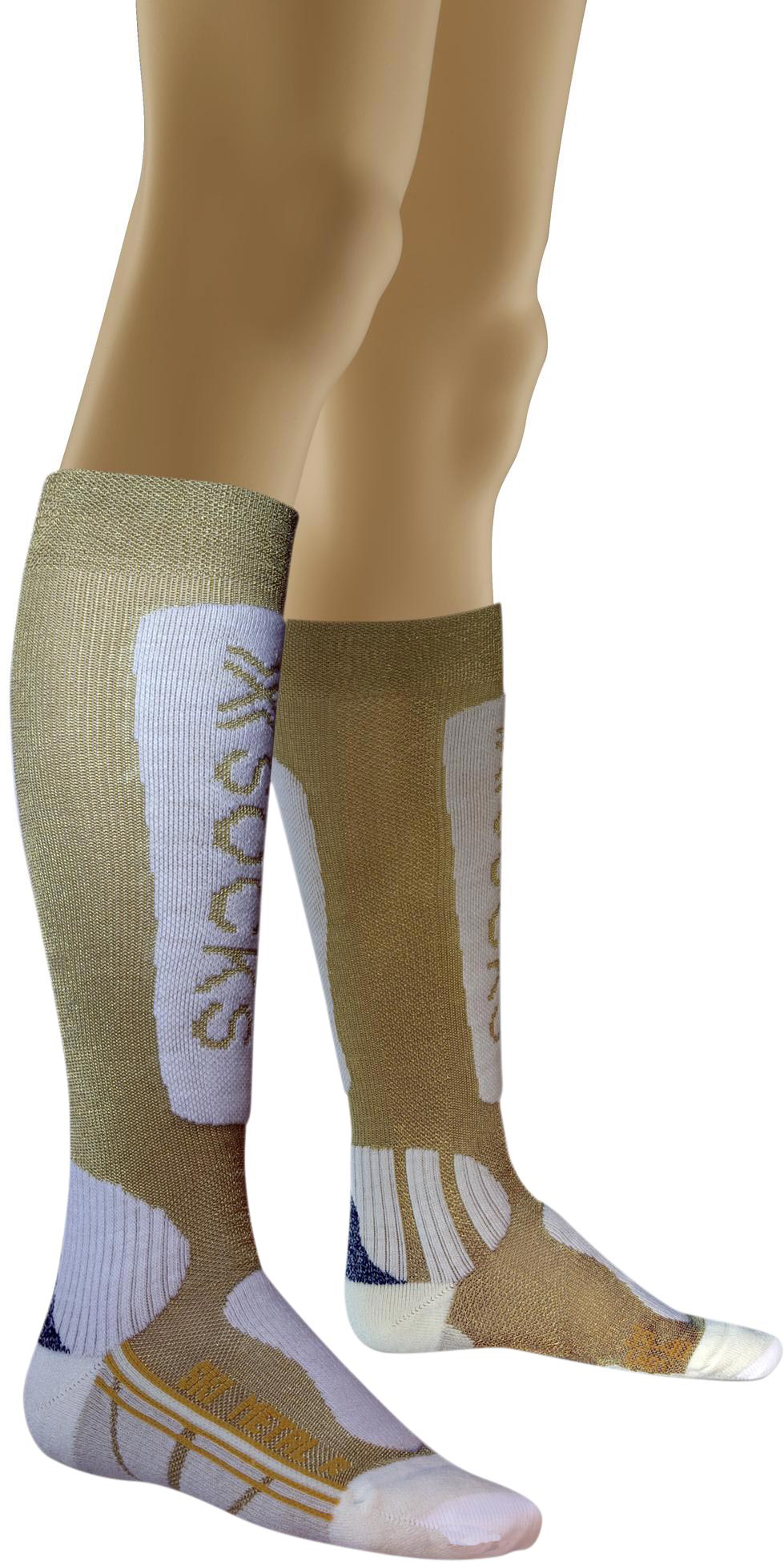 

Термоноски женские X-Socks Ski Metal Lady Gold/White - 35/36, Золотой