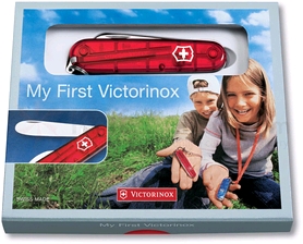 Ніж швейцарський дитячий Victorinox My First 84 мм червоний - Фото №2