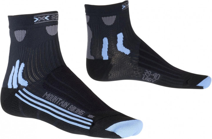 

Термоноски женские X-Socks MTB Lady Black/Sky Blue - 37/38, Черный