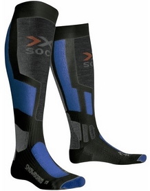 Термоноски унисекс X-Socks Snowboard Antracite/Blue