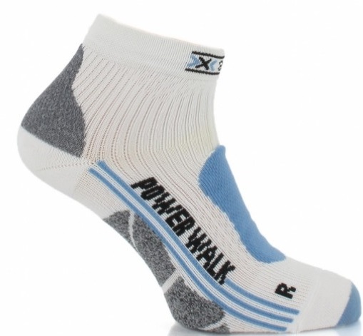 

Термоноски женские X-Socks Nordic Walking Lady white/sky blue - 35/38, Белый