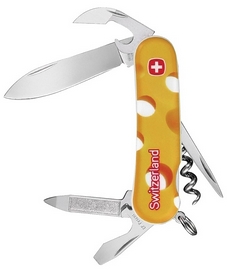 Нож швейцарский Wenger 1 10 09 911 P1 желтый