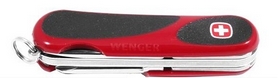 Ніж швейцарський Wenger Evogrip 16 з металевою коробкою, червоно-чорний - Фото №2