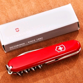 Нож швейцарский Victorinox Waiter 84 мм красный - Фото №4