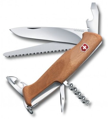 

Нож швейцарский Victorinox RangerWood 55 130 мм, Коричневый