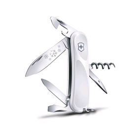 Нож швейцарский складной Victorinox EvoGrip White Christmas 23803.C77 - Фото №2