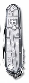 Нож швейцарский Victorinox Spartan 91 мм серый/прозрачный - Фото №2