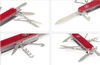 Нож швейцарский Victorinox Climber 91 мм красный/прозрачный - Фото №2
