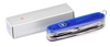 Нож швейцарский Victorinox Huntsman 91 мм синий/прозрачный - Фото №5