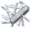 Нож швейцарский Victorinox Huntsman 91 мм серый/прозрачный