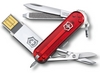 Нож швейцарский Victorinox 58 мм с USB 16 Gb красный