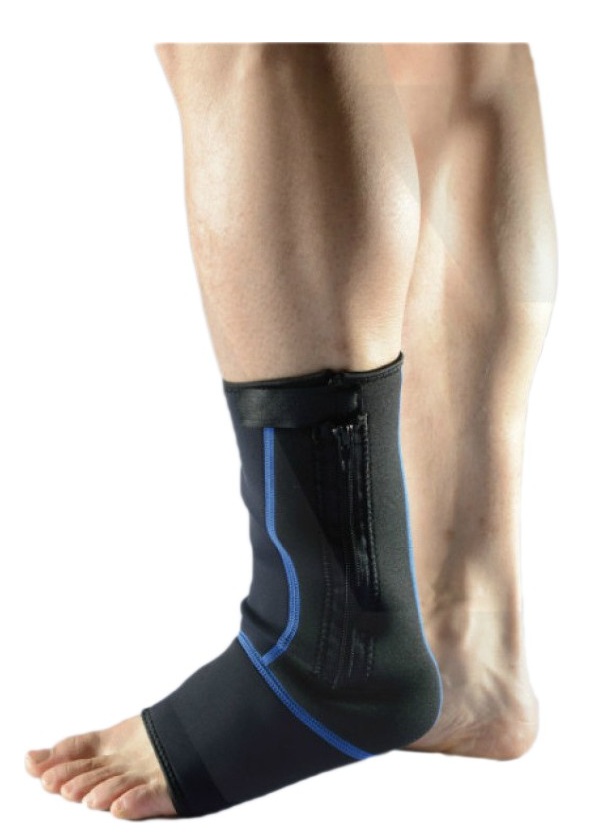 

Суппорт голеностопа Live UP Ankle Support Black - S/M (16-21 см), Черный