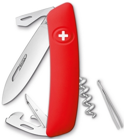 Нож швейцарский Swiza D03 красный