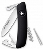 Нож швейцарский Swiza D03 черный