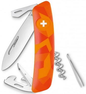 Нож швейцарский Swiza C03 Luceo оранжевый