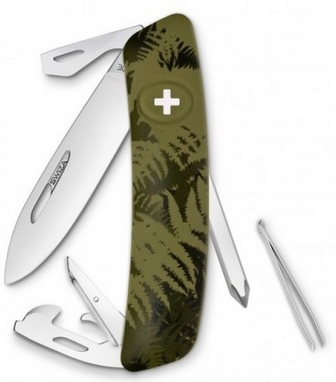 Нож швейцарский Swiza C04 Silva хаки