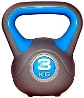 

Гиря пластиковая насыпная Live UP Plastic Kettel Bell 3 кг, Серый