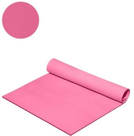 Коврик для фитнеса Mega Foam Спорт-комфорт 6 мм розовый
