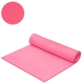 Килимок для фітнесу Mega Foam Універсальний 6 мм рожевий