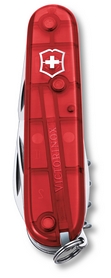 Нож швейцарский Victorinox Spartan 91 мм красный/прозрачный - Фото №2