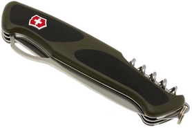 Нож швейцарский Victorinox RangerGrip 61 130 мм зеленый/черный - Фото №3