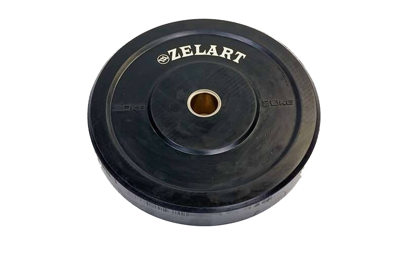 

Диск бамперный 20 кг Zelart Z-Top ТА-5125-20, Черный