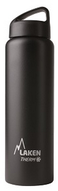 Термофляга Laken St. steel thermo bottle 18/8 TA10N Black 1 л