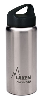 

Термофляга Laken St. steel thermo bottle 18/8 TA5 Plain 0.5 л, Серый