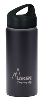

Термофляга Laken St. steel thermo bottle 18/8 TA5N Black 0.5 л, Черный