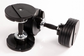 Гантелі зі змінним вагою зі стійкою Finnlo Smart Lock 2x20 кг - Фото №3